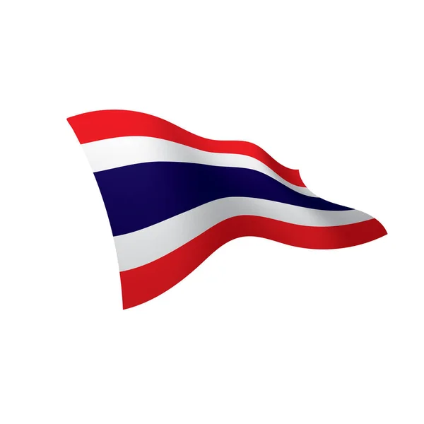 Bandeira da Tailândia, ilustração vetorial — Vetor de Stock