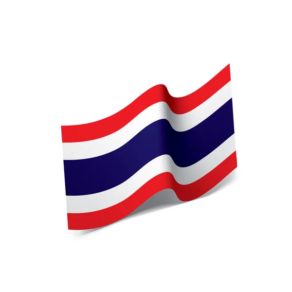 Drapeau Thaïlande, illustration vectorielle — Image vectorielle