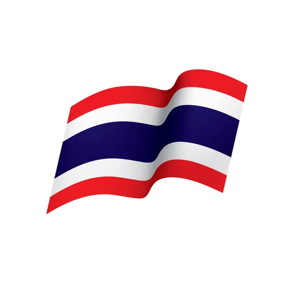 Thailändische Flagge, Vektorillustration — Stockvektor