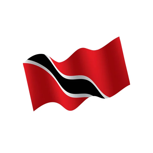 トリニダード ・ トバゴの旗、ベクトル イラスト — ストックベクタ