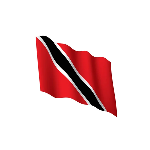 Trinidad és tobago zászló, vektoros illusztráció — Stock Vector