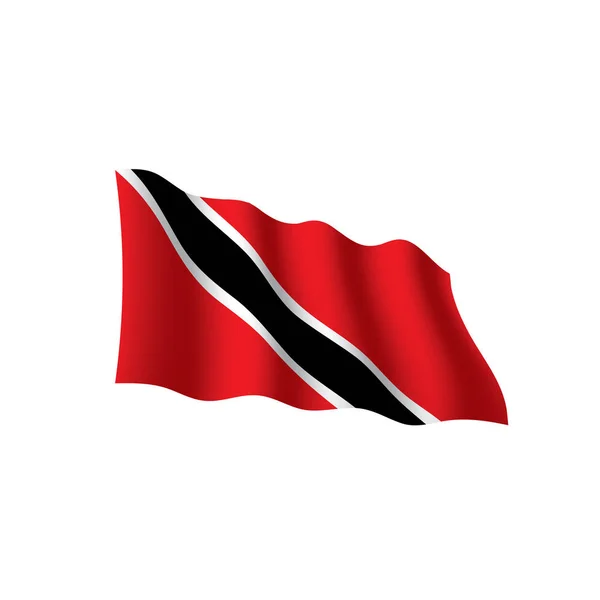 トリニダード ・ トバゴの旗、ベクトル イラスト — ストックベクタ