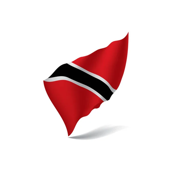 Trinidad e tobago bandeira, ilustração vetorial — Vetor de Stock