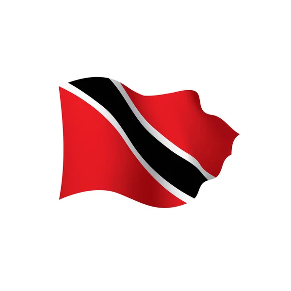 Флаг тринидада и табаго, векторная иллюстрация — стоковый вектор