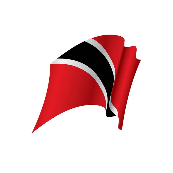 Trinidad e tobago bandeira, ilustração vetorial — Vetor de Stock