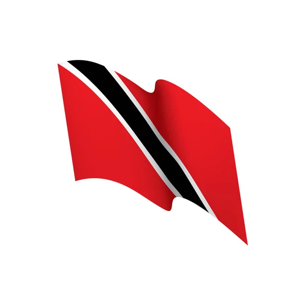 Trinidad a tobago vlajka, vektorové ilustrace — Stockový vektor