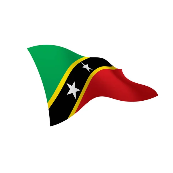 Saint Kitts and Nevis flag — Stock Vector