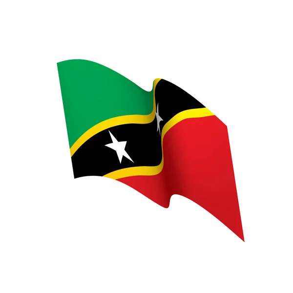 Bandeira de São Cristóvão e Nevis — Vetor de Stock