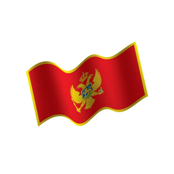 Bandeira de Montenburgh, ilustração vetorial — Vetor de Stock