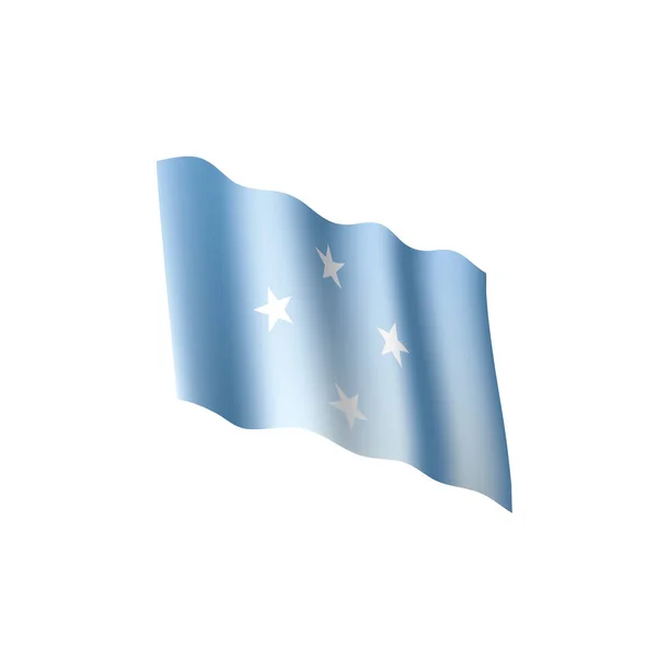 Estados Federados Bandera de Micronesia — Vector de stock