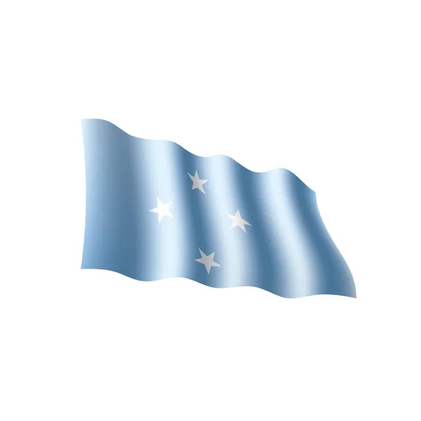Föderierte Staaten Mikronesien Flagge — Stockvektor
