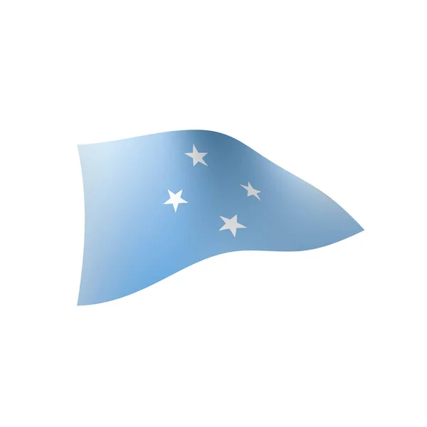 Estados Federados Bandera de Micronesia — Vector de stock