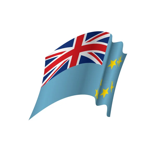 Vlag van Tuvalu, vectorillustratie — Stockvector