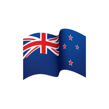 Yeni Zelanda bayrağı, vektör çizim