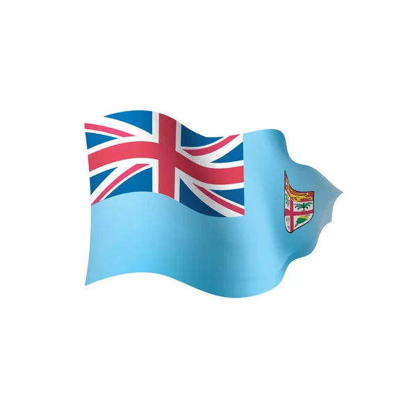 De vlag van Fiji, vectorillustratie — Stockvector