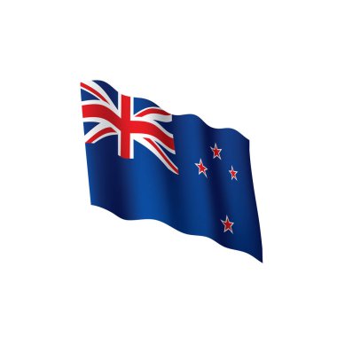 Yeni Zelanda bayrağı, vektör çizim