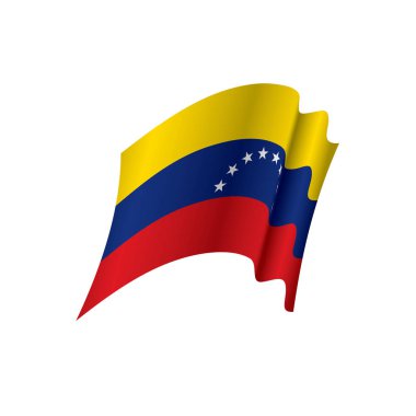 Venezuela bayrağı, vektör illüstrasyonu