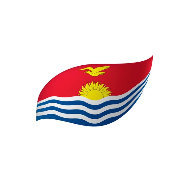 Bandera de Kiribati, ilustración vectorial — Vector de stock
