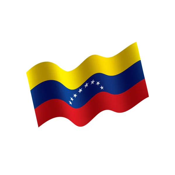 Bandera de Venezuela, vector de ilustración — Archivo Imágenes Vectoriales