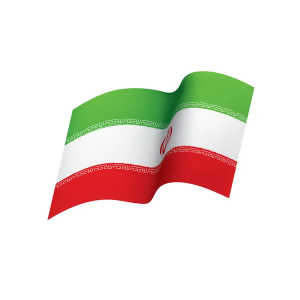 伊朗旗子, 媒介例证 — 图库矢量图片