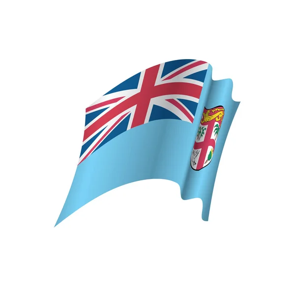 Fiji-Flagge, Vektorillustration — Stockvektor