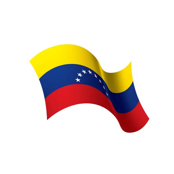 Venezuelská vlajka, vektorová ilustrace — Stockový vektor