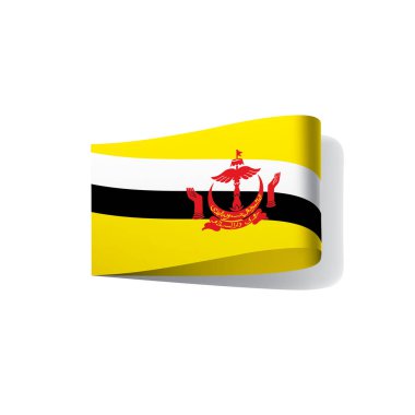 bayrak, beyaz bir arka plan üzerinde vektör çizim