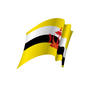 bayrak, beyaz bir arka plan üzerinde vektör çizim