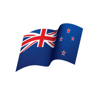 Yeni Zelanda bayrağı, vektör çizim