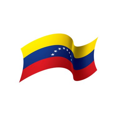 Venezuela bayrağı, vektör illüstrasyonu