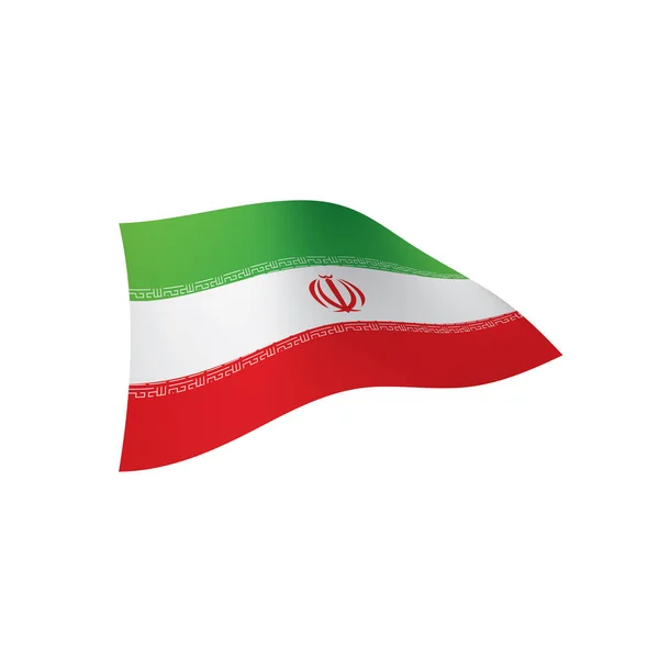 Bandera de Irán, ilustración vectorial — Archivo Imágenes Vectoriales