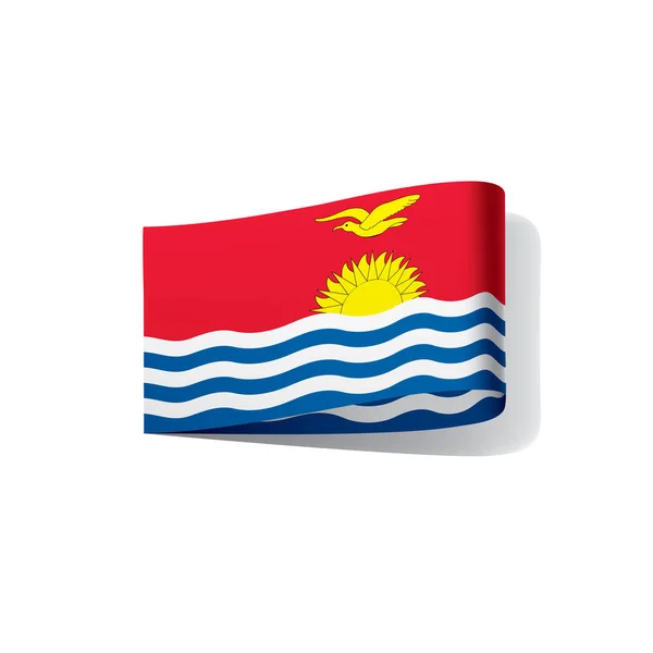 Kiribati zászló, vektoros illusztráció — Stock Vector