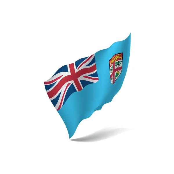 Bandiera Fiji, illustrazione vettoriale — Vettoriale Stock