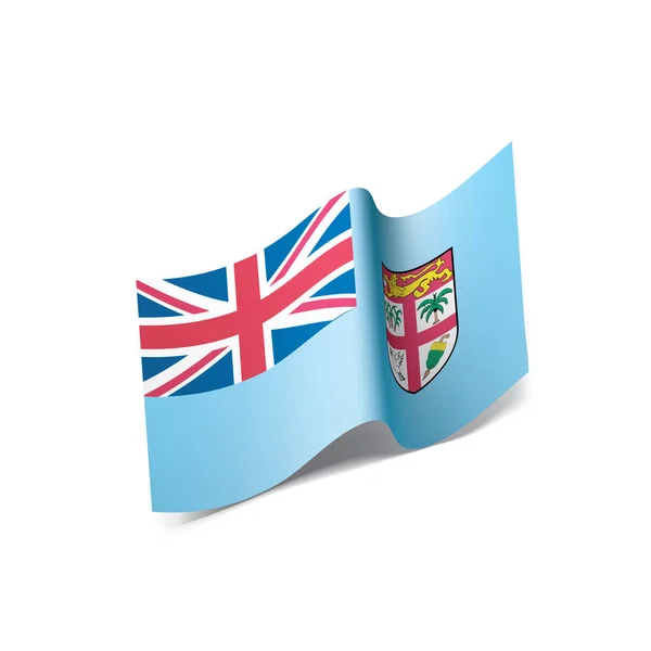 Bandiera Fiji, illustrazione vettoriale — Vettoriale Stock