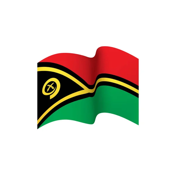 Vanuatus flagg, vektorillustration — Stock vektor