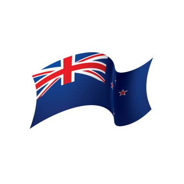 Yeni Zelanda bayrağı, vektör çizim
