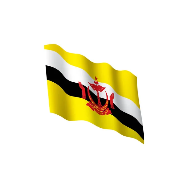 Flagge, Vektordarstellung auf weißem Hintergrund — Stockvektor