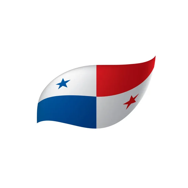 Bandera de Panamá, vector de ilustración — Archivo Imágenes Vectoriales