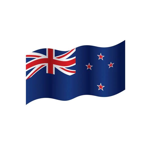 Neuseeland-Flagge, Vektorillustration — Stockvektor