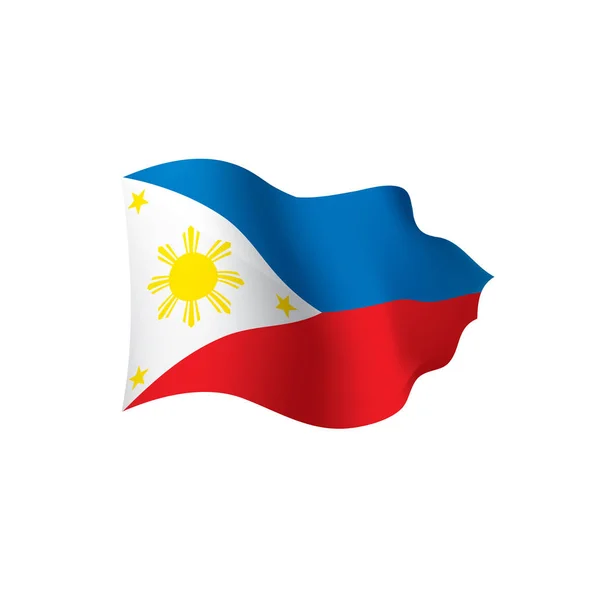 Bandeira das Filipinas, ilustração vetorial — Vetor de Stock