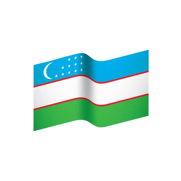 Прапор Узбекистану, Векторні ілюстрації — стоковий вектор