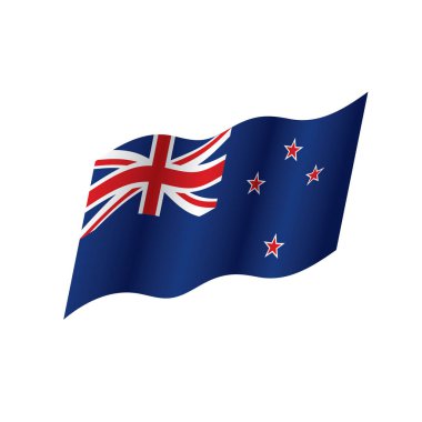 Yeni Zelanda bayrağı, vektör çizim