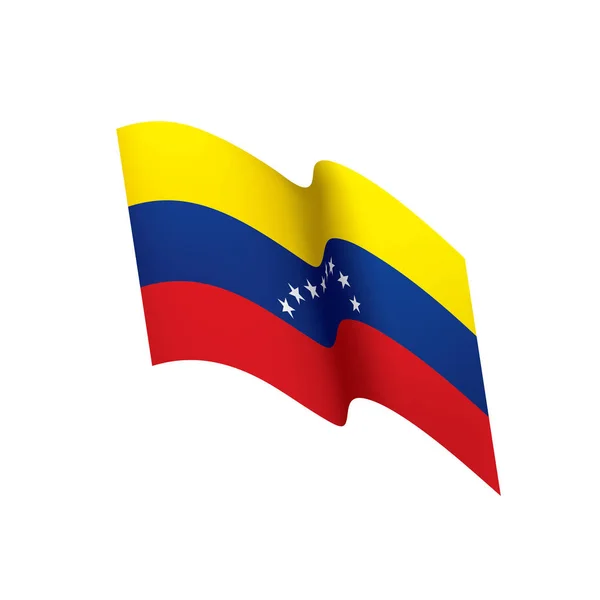 Bandera de Venezuela, vector de ilustración — Archivo Imágenes Vectoriales