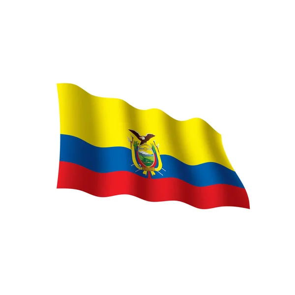Прапор Еквадору, Векторні ілюстрації — стоковий вектор