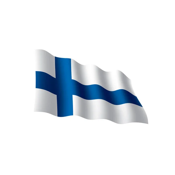 Finland flag, vector illustration — Stock Vector