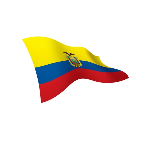 에콰도르의 국기, 벡터 일러스트 레이 션 — 스톡 벡터