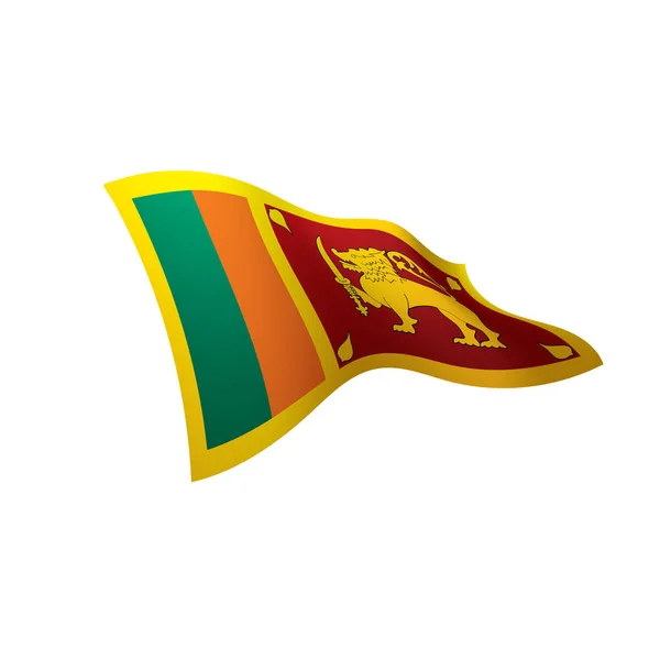 斯里兰卡旗子, 向量例证 — 图库矢量图片