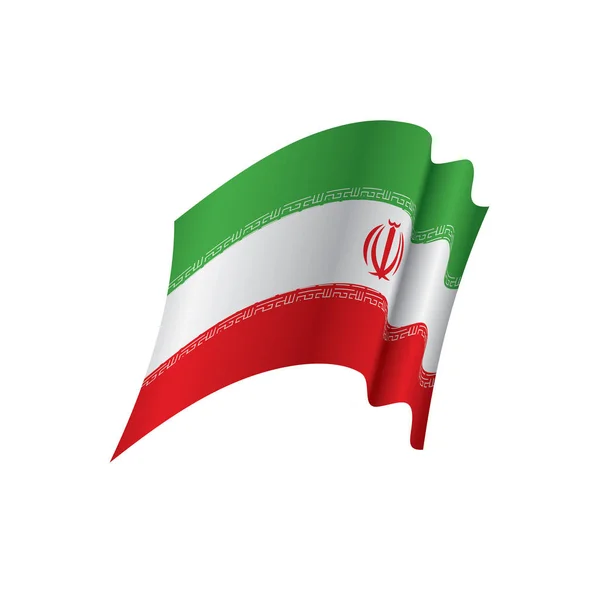 Iran flag, vector illustration — Stock Vector