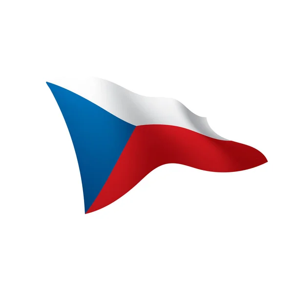 Flaga Czechy, ilustracji wektorowych — Wektor stockowy