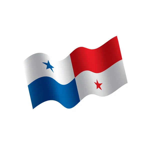 Bandeira do Panamá, ilustração vetorial — Vetor de Stock